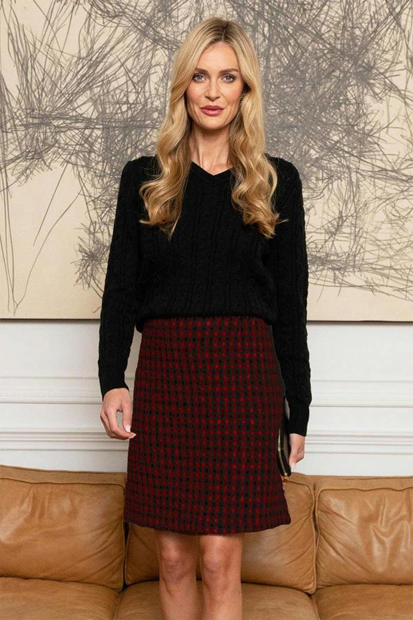 HotSquash Knee Length Office Skirt