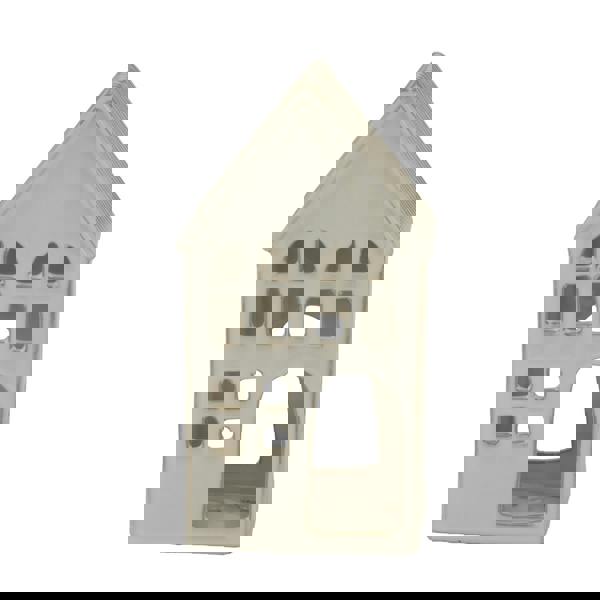 Hill Interiors Ceramic House Tea Light Holder - White - 