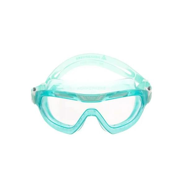 Teal Aqua Sphere Vista XP swim mask with clear lens