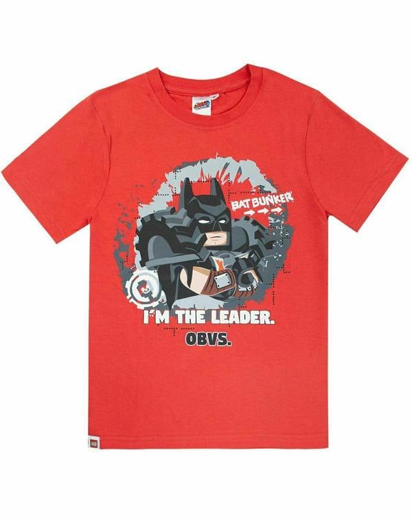 LEGO Boys Black Lego Batman Short Sleeved T-Shirt