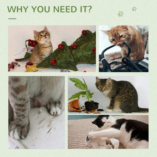 Cactus-style cat tree for indoor cats shown with cats resting and playing