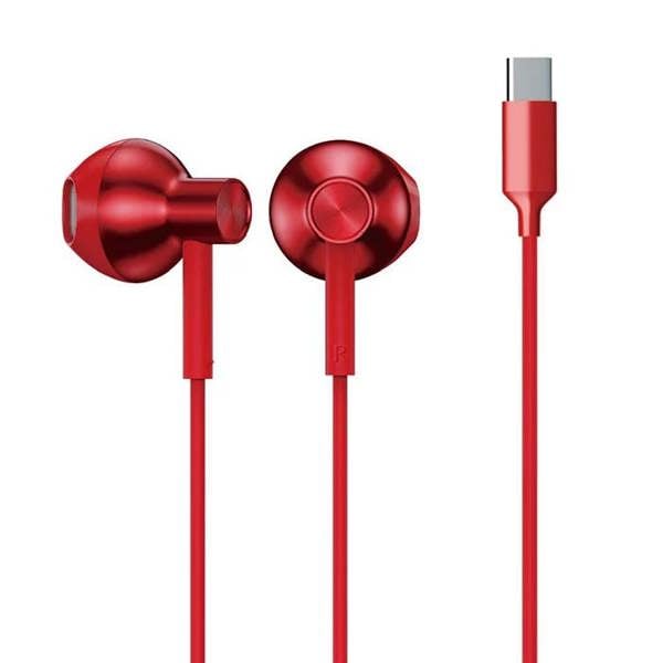 iGear Type C Metallic Handsfree - W52T Red