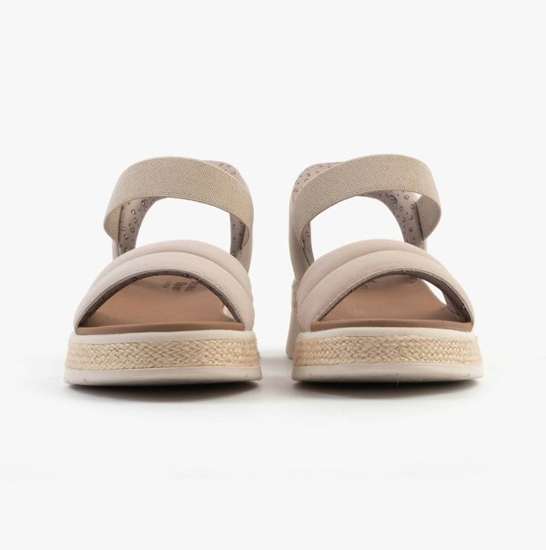 Skechers BOBS SUN RAY Womens Sandals Taupe