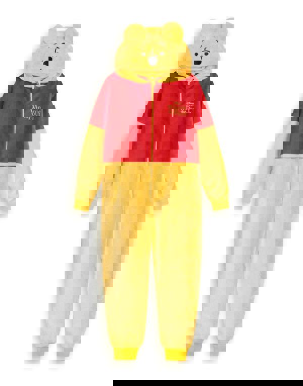 Disney Womens Orange Winnie The Pooh Onesie