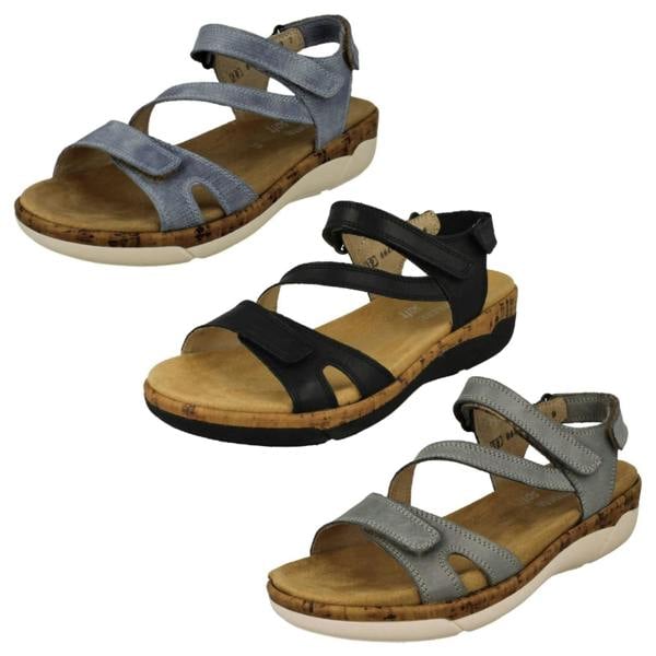 Remonte Ladies Remonte Strappy Wedge Heeled Sandals R6850
