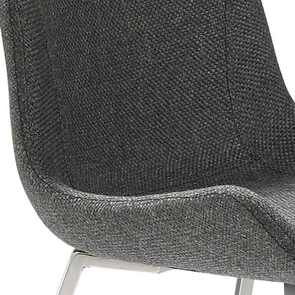 Angel Cerdá Dark Grey Fabric Chair 4009