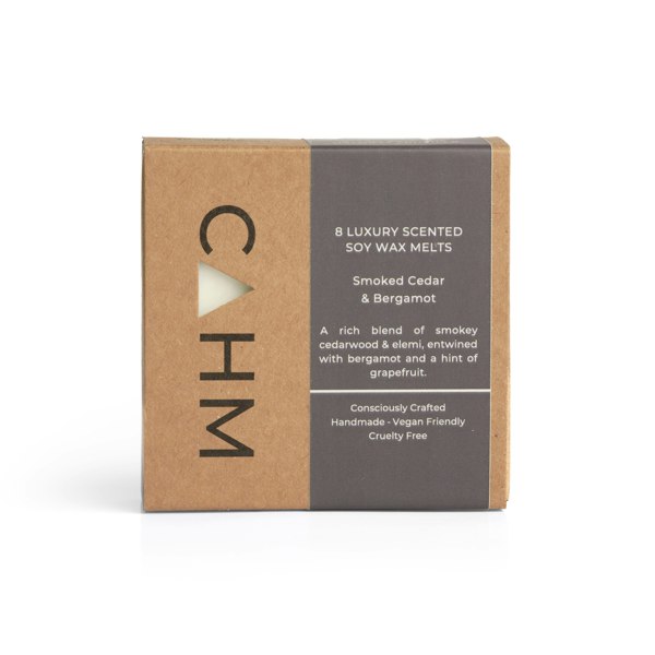 CAHM Smoked Cedar & Bergamot Wax Melt Box