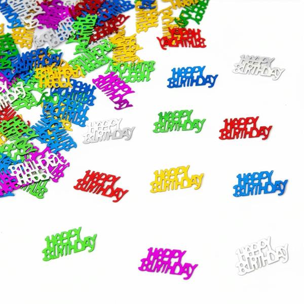 16th Birthday Gold Metallic Confetti Table Decoration, 1 Pack x 14 g for Birthday Parties image 1