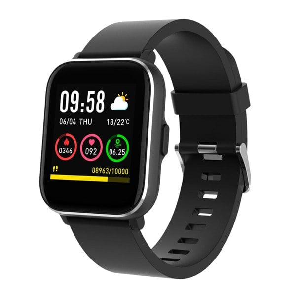Aiwa SW-100 Smart Watch - Heart Rate, Blood Oxygen, Android, iOS, 14 Sports Modes