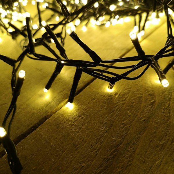 Samuel Alexander 1500 LED 37.5m Premier TreeBrights Indoor Outdoor Christmas Multi Function Mains Operated String Lights with Timer in Warm White