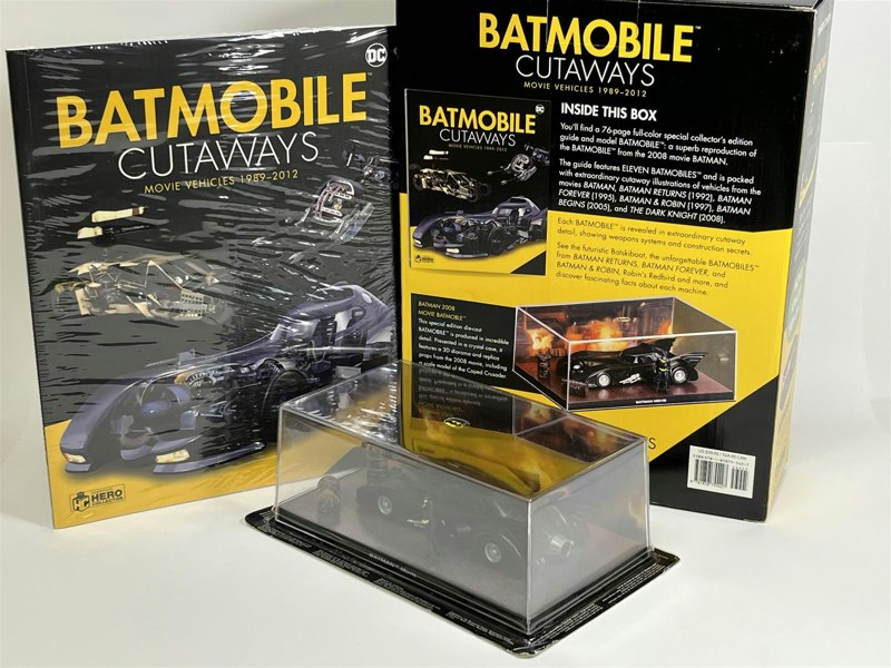 Eaglemoss Batman Movie Batmobile Cutaways Model with Collectors Guide 1:43 Eaglemoss PRH2UK001