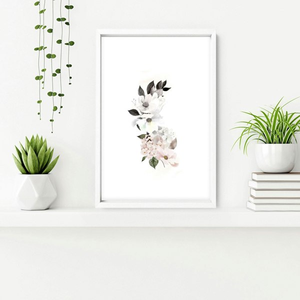 Bathroom prints framed | set of 3 wall art prints