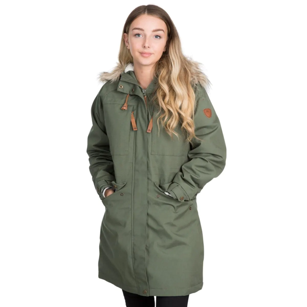 Trespass Women's Faithful Waterproof Jacket - Basil