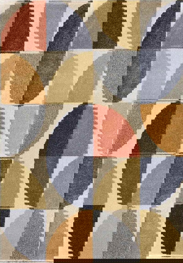Newport Geometric Rug – Bold Multicolour Design