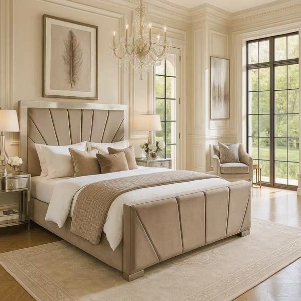 Paradise Beds Sunrise Mirrored Bed Frame