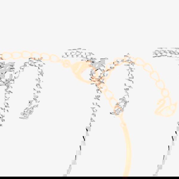 Swarovski Infinity Heart Two Colour White Crystal Bangle 5518869 M