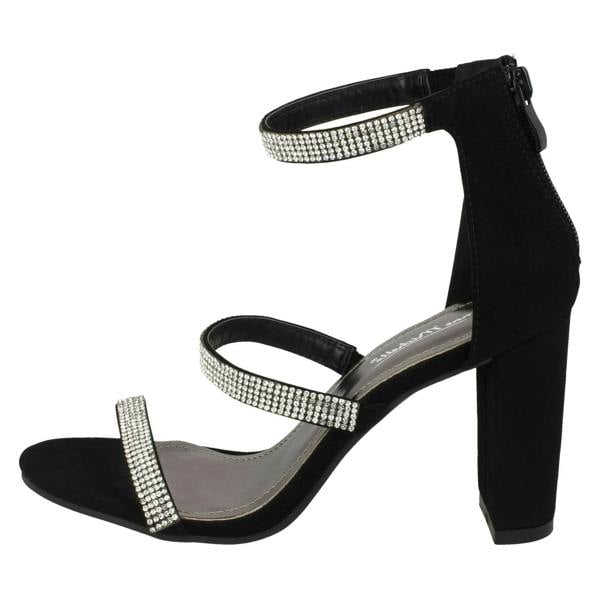 Anne Michelle Ladies Anne Michelle Diamante Strappy Sandals