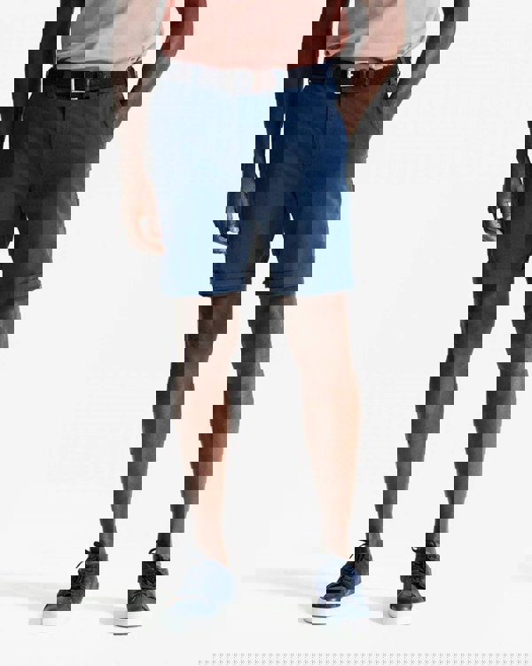 Oliver Sweeney Frades Mens Italian Cotton Chino Shorts - Navy