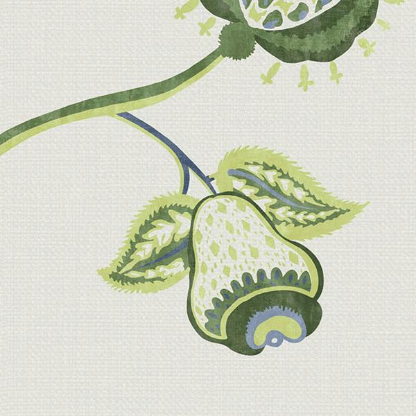 Joules Tree Of Life Floral Green Wallpaper