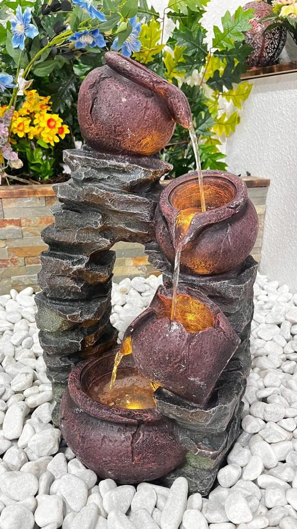 Tranquillity Water Features Copper Dale Falls Traditional Water Feature
