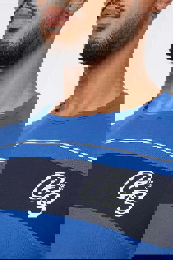 Crosshatch Craftore T-Shirt Blue