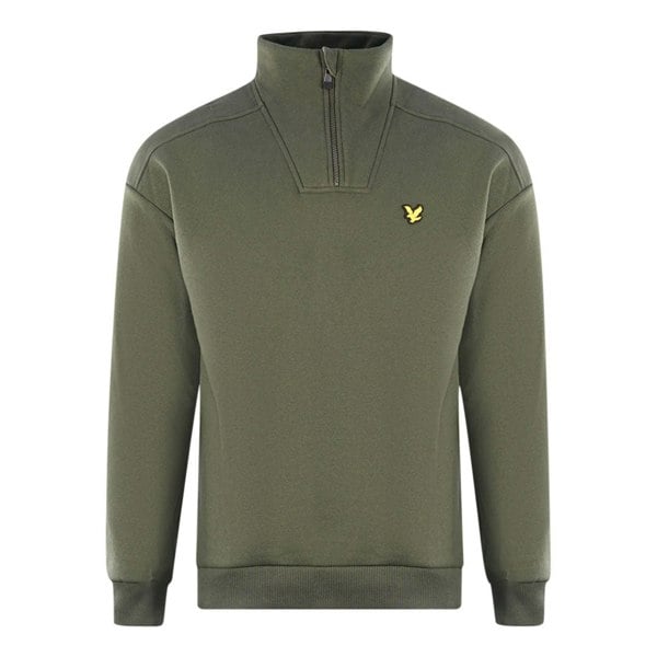 Lyle & Scott Golden Eagle Half Zip-Up Men's Jumper - Green