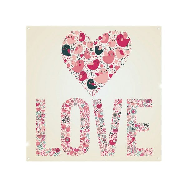 Benjamin Tate Design Love Hearts Splash Back