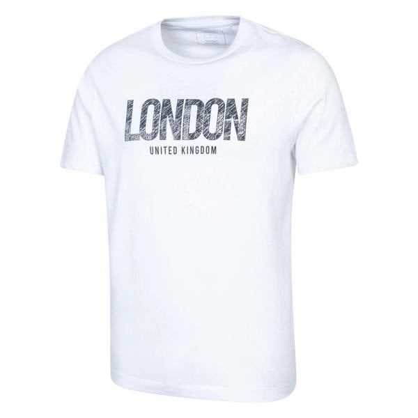 Mountain Warehouse Mens London Short-Sleeved T-Shirt - White - 