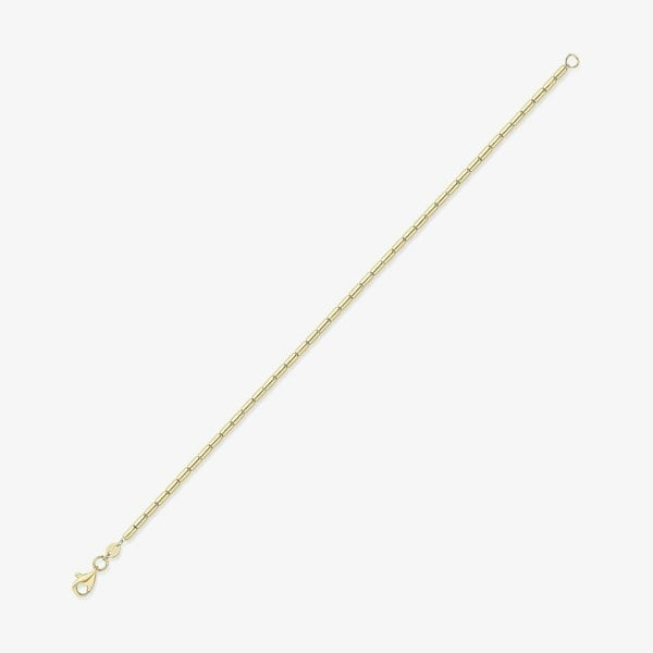 T. H. Baker 9ct Yellow Gold Seed Link Chain Bracelet 111125147270