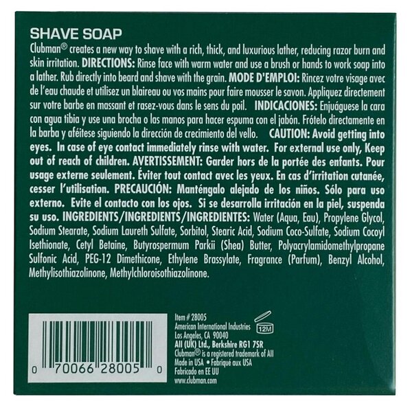 Clubman Pinaud After Shave Lotion 473ml Spray + Shave Soap