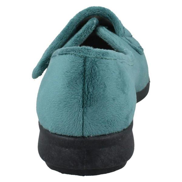 DB Shoes Ladies DB Shoes Casual Velour Slippers Fountain