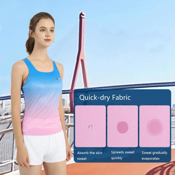 Anniou Seamless Gradient Marathon Vest