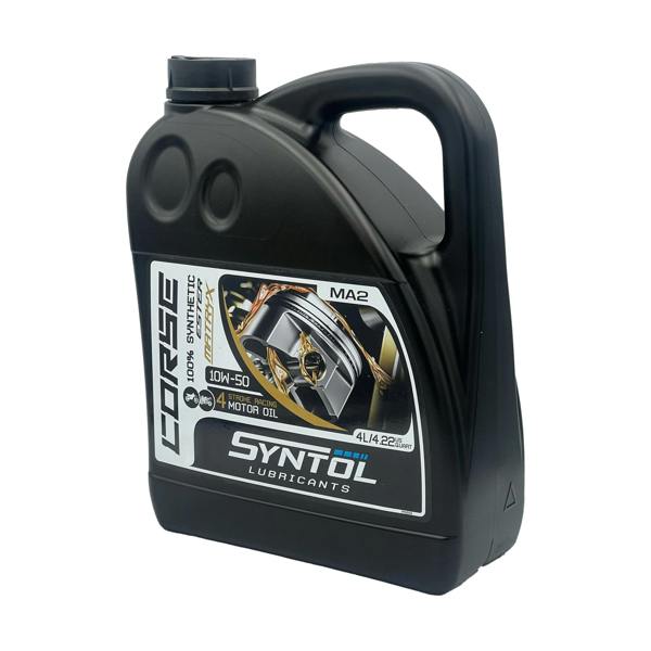 Syntol Corse 4T 10W-50 100% Synthetic Motorcycle Engine Oil 1L