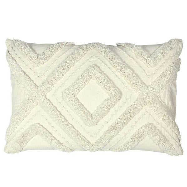 Furn Orson Tufted Cushion Cover - Ecru