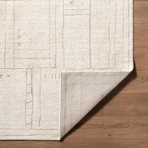 Livabliss Alba-Modern Ivory Taupe Graphic Rug