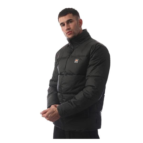 Ellesse Mens Badge Puffer Jacket - Black - 