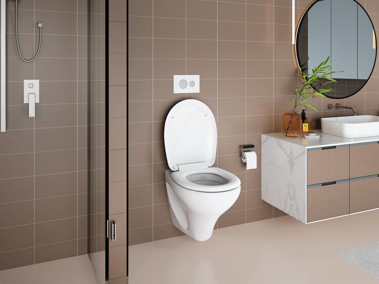 RTS Oval 360mm width Top Fix Slow Close Quick Release Toilet Seat