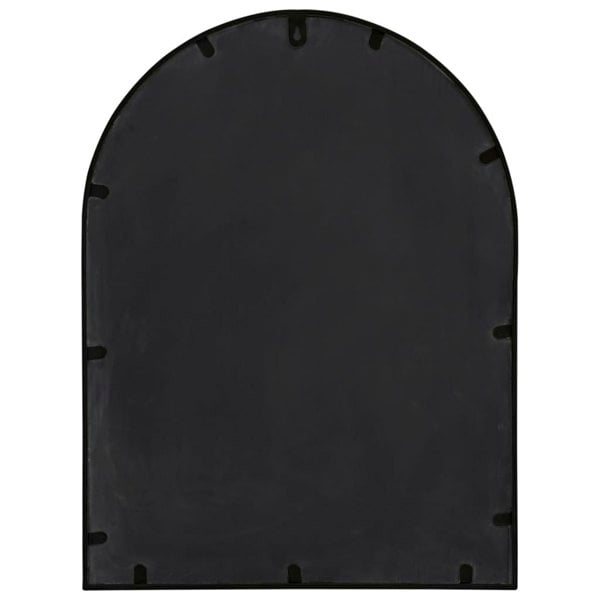 Berkfield Mirror Black 60x45 cm Iron for Indoor Use