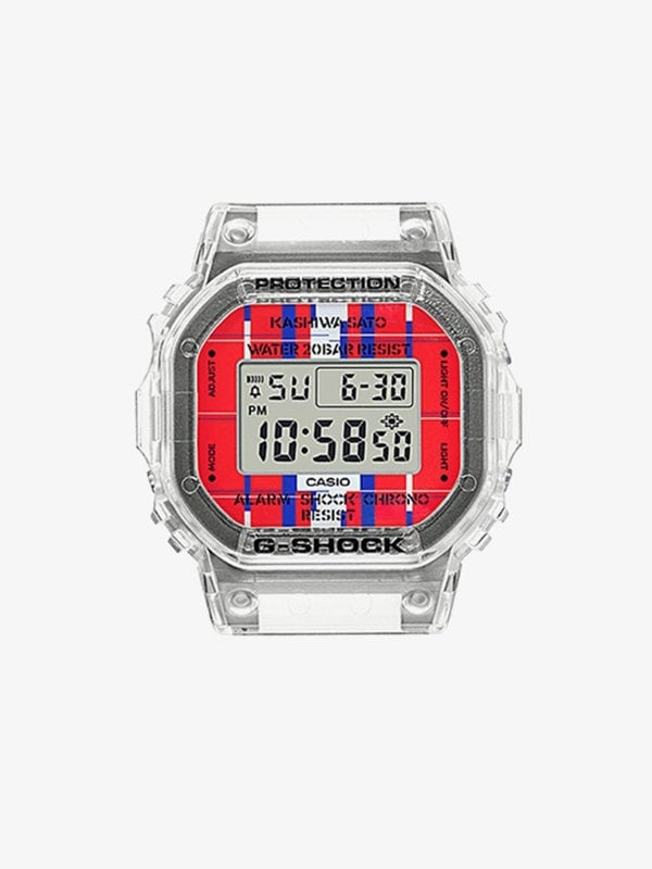 Casio Mens Kashiwa Sato Collaboration Red Dial Digital Watch DWE-5600KS-7ER