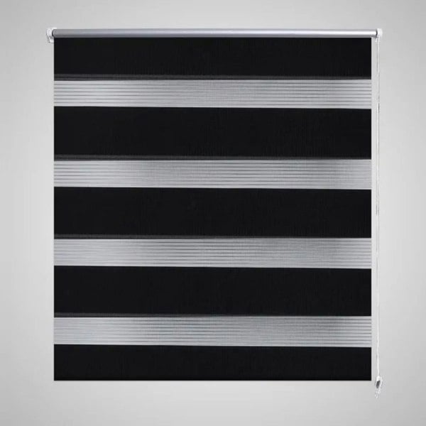 Berkfield Zebra Blind 60 x 120 cm Black