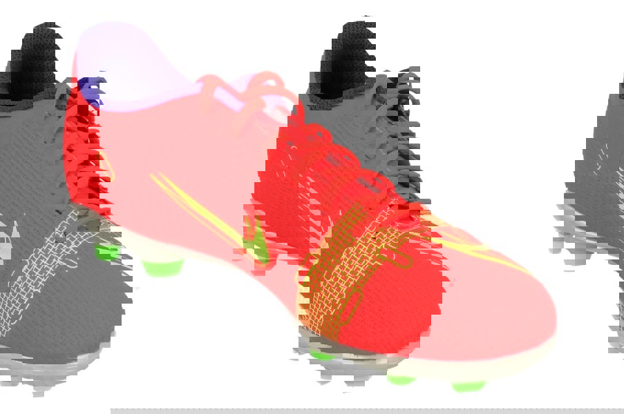 Nike Junior Vapor 14 Club Fg/Mg Football Boots Cv0823  600 - Bright Crimson Metallic Silver 600 - Photo 3