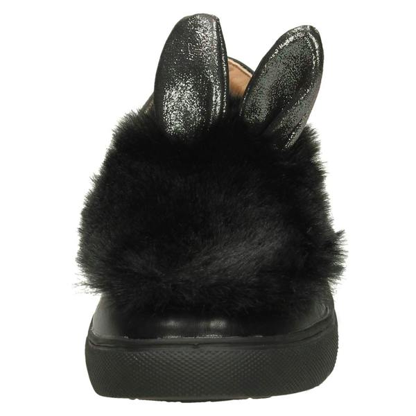 Spot On Girls Spot On Fur & Glitter Bunny Ear Shoes