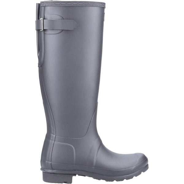 Hunter Original Tall Back Adjustable Wellington Boots Womens - Black