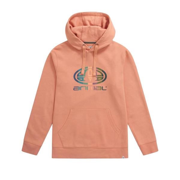 Animal Womens/Ladies Maya Graphic Print Organic Hoodie - Pink - 