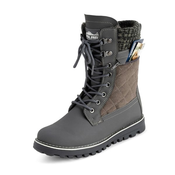 VIVA Polar Women's Memory Foam Thermal Deep Tread Rubber Sole Snow Boots