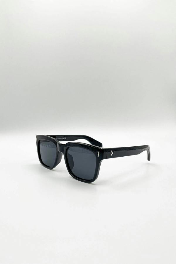 SVNX Square Sunglasses in Black