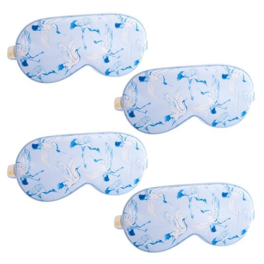 Satin Sleep Mask Multipack Sets - Various Designs - Cranes