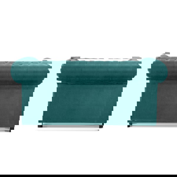 Furnishings For Less Ashbourne Chesterfield Plush Velvet 2 Seater