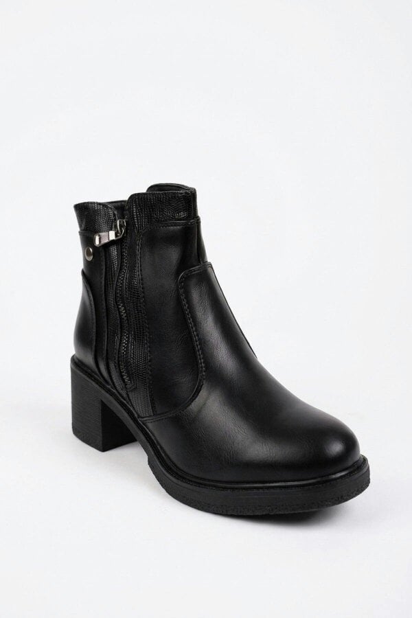 ikrush Cressida Chunky Heel Ankle Boots