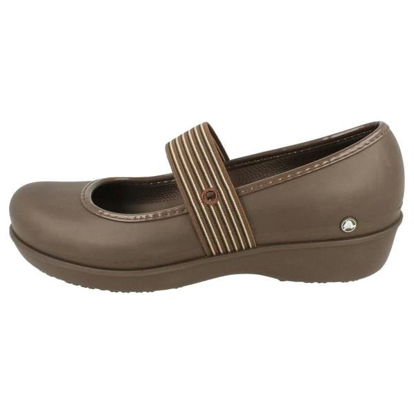 Crocs Ladies Crocs Wedged Ballerina Shoes Lexi